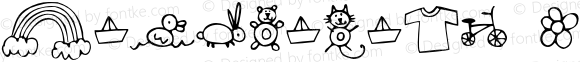 Kidwriting Dingbats 3 Regular