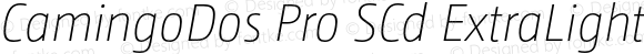 CamingoDosProSCd-ExtraLightItalic