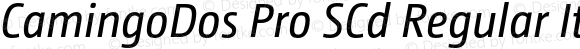 CamingoDosProSCd-RegularItalic