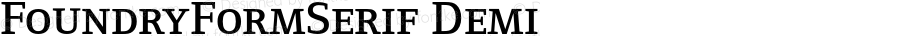 FoundryFormSerif-DemiSC