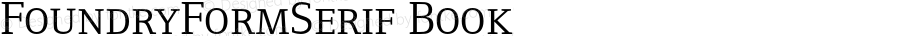 FoundryFormSerif-BookSC