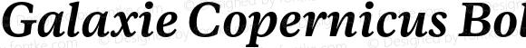 Galaxie Copernicus Bold Italic