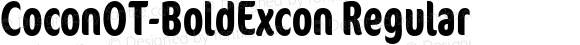 CoconOT-BoldExcon Regular
