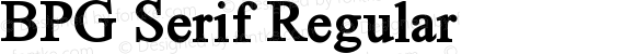 BPG Serif Regular