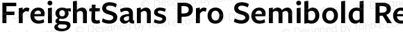 FreightSans Pro Semibold Regular