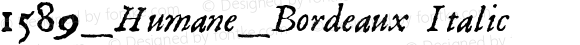 1589_Humane_Bordeaux Italic