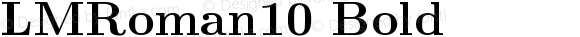 LMRoman10 Bold