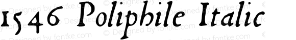 1546 Poliphile Italic