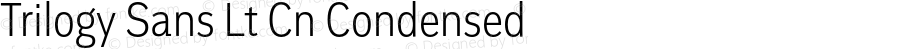 TrilogySans-LtCn
