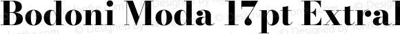 Bodoni Moda 17pt ExtraBold