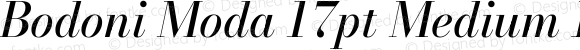 Bodoni Moda 17pt Medium Italic