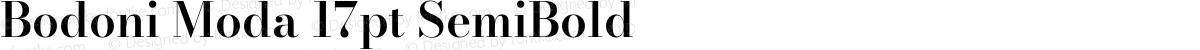 Bodoni Moda 17pt SemiBold