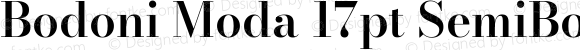 Bodoni Moda 17pt SemiBold