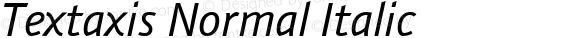 Textaxis Normal Italic
