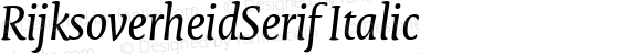 RijksoverheidSerif-Italic