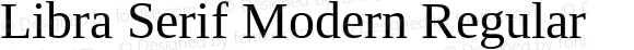 Libra Serif Modern Regular