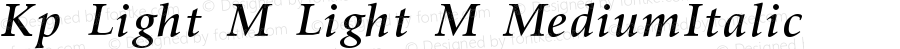 Kp-Light-M-MediumItalic