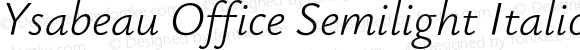 Ysabeau Office Semilight Italic