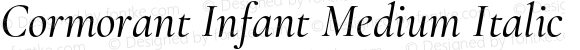 Cormorant Infant Medium Italic