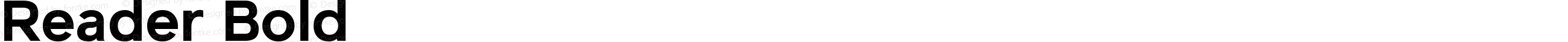 Reader Bold