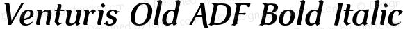 Venturis Old ADF Bold Italic