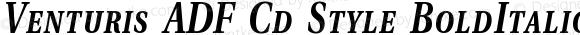 Venturis ADF Cd Style Bold Italic