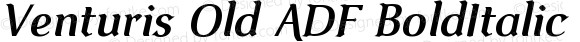 Venturis Old ADF Bold Italic