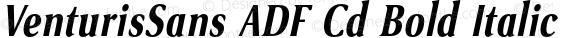 VenturisSans ADF Cd Bold Italic