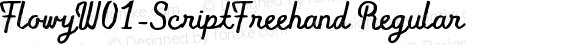 FlowyW01-ScriptFreehand Regular