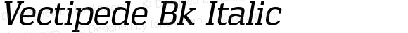 VectipedeBk-Italic