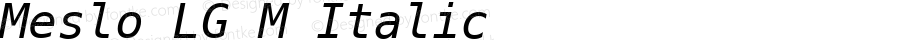 Meslo LG M Italic