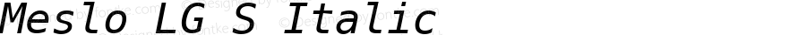 Meslo LG S Italic