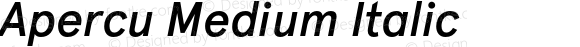 Apercu Medium Italic Version 001.001; wf-rip
