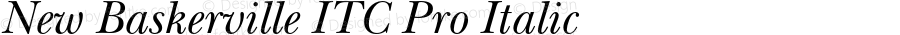 NewBaskervilleITCPro-Italic