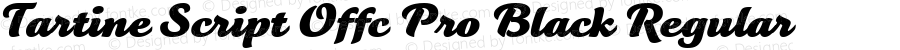 Tartine Script Offc Pro Black