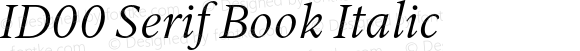 IDSerif-BookItalic