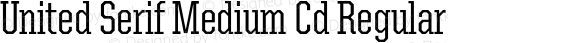 United Serif Medium Cd Regular