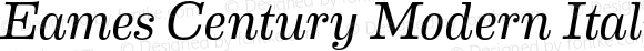 EamesCenturyModern-Italic