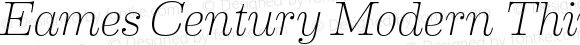 EamesCenturyModern-ThinItalic