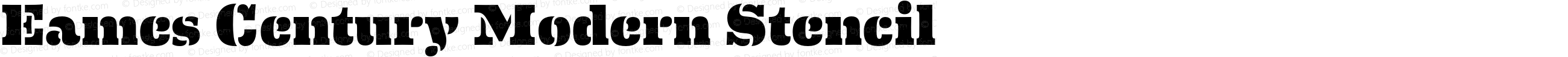 Eames Century Modern Stencil