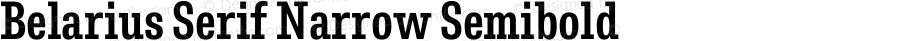 Belarius Serif Narrow Sb
