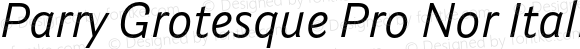 ParryGrotesquePro-NormalItalic