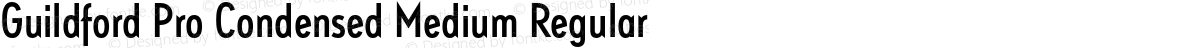 Guildford Pro Condensed Medium Regular