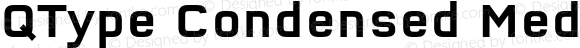 QType Condensed Medium Regular