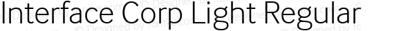 Interface Corp Light Regular