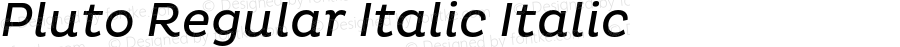 PlutoRegular-Italic