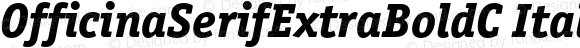 OfficinaSerifExtraBoldC Italic