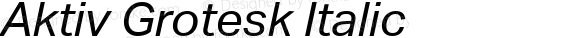 AktivGrotesk-Italic