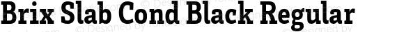 Brix Slab Cond Black Regular