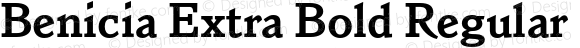 Benicia Extra Bold Regular